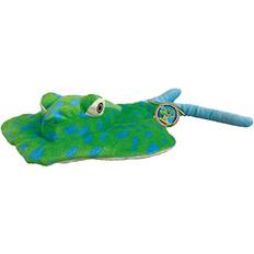 Deluxebase Stingray from Deluxebase. Small Spotted Ray 38cm Soft Plush Animals made from Recycled Plastic Bottles. Eco-Friendly Cuddly Gift for Kids and Cute