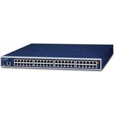 Cablenet HPOE2400G Managed Gigabit Ethernet 1U Blue