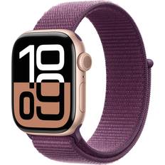 ECG (Électrocardiogramme) Montres connectées Apple Watch Series 10 GPS 42mm Aluminium Sport Loop