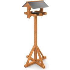 B&Q Garden & Outdoor Environment B&Q Bird Table With Slate-Effect Roof - One Size