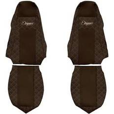 Tapicerías de Coche F-CORE FX02 Brown Cubreasiento Delante