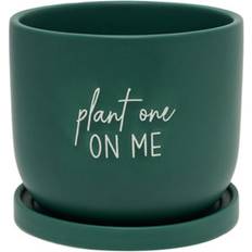 Pots, Plants & Cultivation Country Living Ceramic Plant Pot "Plant One On Me" One Size