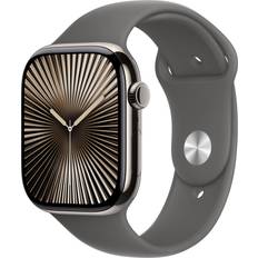 Apple Watch Series 10 Smartklokker Apple Watch Series 10, Titanium, 46mm, GPS + Cellular, Sport Band