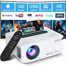 Android projectors Xgody 5G 4K Projector Smart HD LED WiFi Bluetooth HDMI USB Android