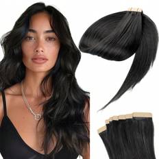 Real Hair Tape Extensions Shein Straight Tape In Human Hair Extensions G Pack For Salon Silky Seamless Invisible PU