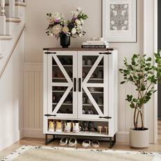 Vabches Cabinet With Doors Shoe Rack