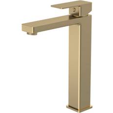 Brass Basin Taps Balterley Square Tall Mono Basin Mixer Tap Brushed Brass