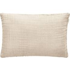 Hør - OEKO-TEX Pudebetræk Decotique Crinkle 40x60 cm - Pyntepuder & Hør Hvid ML-40 Pudebetræk Beige, Hvid (60x40cm)