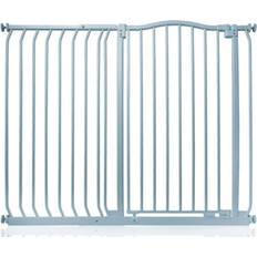 Pressure Gate Safetots Extra Tall Curved Top Gate, 116Cm 125Cm, Matt Grey, Extra Tall 100Cm In Height, Pressure Fit Stair Gate One Size