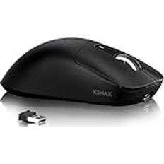 Attack shark mouse Attack Shark X3MAX 49g Superlight Mouse PAW3950 Gaming Sensor BT/2.4G Wireless/Wired 6 Adjustable DPI up to 42000 200 Hrs Battery Office Mice for Win11/Xbox/PS/Mac Black