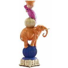 WERNS Elephant with Cockatoo Multicolour Teelicht 26cm