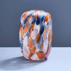 The dots blue WERNS Lilly Dots Blue/Orange Vase 26.5cm