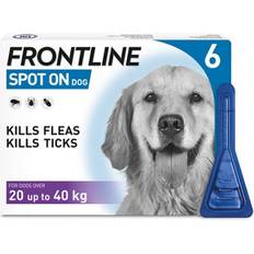 Dibor Frontline Plus Spot On Large Dog 20-40Kg 6 Pipettes - One Size