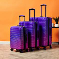 iFLY Fibretech 3pcs Premium Luggage Set - Green