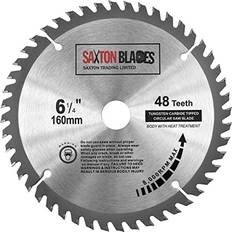 Power Tool Accessories Axton TCT Circular Wood Saw Blade 160mm x 20mm x 48T for Festool TS55 Bosch Makita etc Fits 165mm Saws