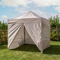 2.5 x 2.5 gazebo Jack Stonehouse Pop Up 2.5 x 2.5 Gazebo With Sides Beige