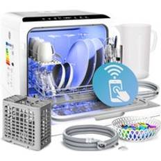 Monzana Tabletop Dishwasher 4.5L WiFi 6 Programs 45cm
