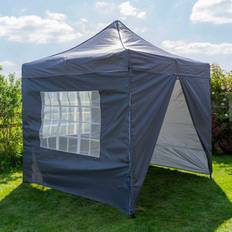 2.5 x 2.5 gazebo Jack Stonehouse Pop Up 2.5 x 2.5 Gazebo With Sides Grey