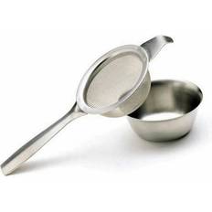 Tea Strainers Purcolt Sunnex Retro And Drip Bowl 2" Wide x 5 1/2" Long Pack of 1 Tea Strainer