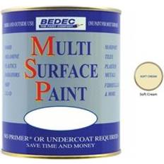 Paint Bedec Multi-Surface Soft Cream Satin - 2.5L Wood Paint