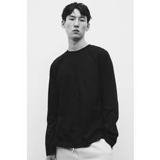 H&M Herre Tøj H&M Herre Sort Trøje jersey Regular Fit