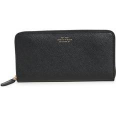 Wallets & Key Holders Smythson Women's Zip Around Wallet - Black