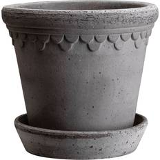 Bergs Potter Blumentopf The Københavner Raw 14 cm x 17.5 cm H - Grey