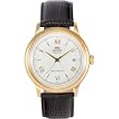 Orient Bambino Mechanical 40.5mm White Dial Brown Watch