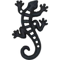 Garden & Outdoor Environment AB Tools Lizard Gecko Garden Wall Door Shed Sculpture Statue Metal Decoration House - One Size