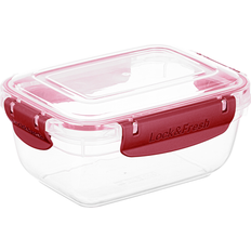 Orange Food Containers Superio Airtight Storage with Leakproof Lid - Red 27 Oz Food Container