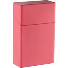 Cigarette Cases Visol Silicon Reusable Non-Toxic Cigarette Holder and Pack Case Pink