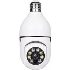 Surveillance Cameras Tlily E27 Wifi IP Camera Night Vision 4X Digital Zoom Security Monitor