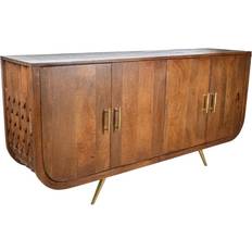 Romimex Brown Mango Wood 41 x 75 x 151 cm Sideboard