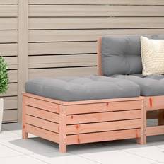 Wood Outdoor Lounge Sets vidaXL Garden Footstool 62 x 63.5 x 32 cm Brown Outdoor Lounge Set