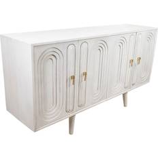 Romimex White Mango Wood 42 x 81 x 152 cm Sideboard