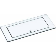 EVOline BackFlip stikkontakt hvidt glas