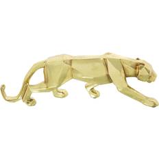 Plastic Figurines Alexandra House Living Decorative Golden Plastic Panther 10 x 16 x 44 cm Figurine