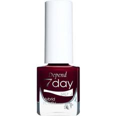 Nagelprodukter Depend 7day Hybrid Polish Dress - Bordeaux 5.9ml