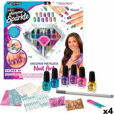 Multicolour False Nails Cra-Z-Arts Beauty Kit Cra-Z-Art Rainbow Nails 4 Units