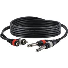 VA3015 2x Male Jack to 2x Male RCA Cable 1.5m