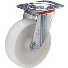 wheel Ø x width 100 x 38 mm, wheel Ø x width 100 x 38 mm, swivel castor, plain bearing, overall height 125 mm