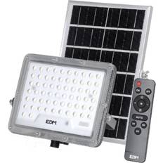 Multicoloured Ground Lighting Edm Slim Solar Floodlight Projector 100W 1200 Lm Ground Lighting