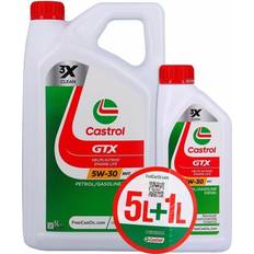 Castrol GTX 5W-30 Bilmotorolie 6L Motorolie