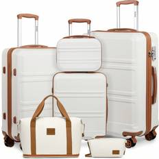 Hard Suitcase Sets Shein Piece Travel Luggage Set Lightweight ABS Hard Suitcases With Wheel Design And TSA Combination Lock