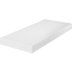 90 cm Taschenfederkernmatratzen 90x220 cm Sondermaß überlange Betten 80.011-09-220 - Weiß Taschenfederkernmatratze