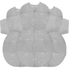 Happiest Baby SNOO Sleep Sack 3-Pack of Sizes Graphite Stars