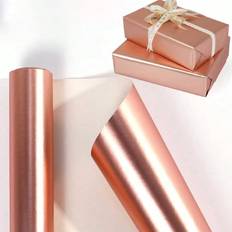 Paper Gift Wrapping Papers Shein Matte Rose Gold Wrapping Paper Solid Color PaperGift Wrapping PaperPerfect For WeddingValentines DayBirthdayDIY BouquetChristmas