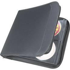 Optical Storage Staples Wallet for CD/DVD, Black Nylon 33311