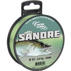 Fils de pêche Nylon WaterQueen Sandre 500m 3,6kg Vert