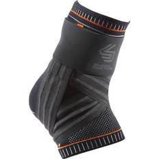Ultra Knit Ankle Brace with Figure-6 Strap, Large, Black